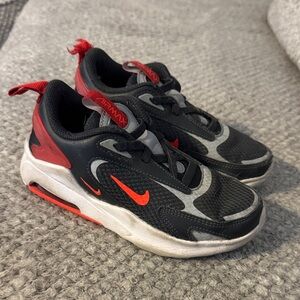 Nike Kids Black and Red Air Max Sneakers